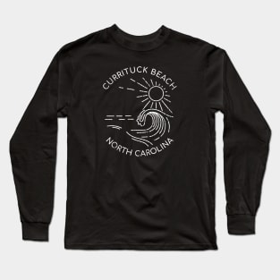 Currituck Beach, North Carolina Sun, Sand, and Surf Long Sleeve T-Shirt